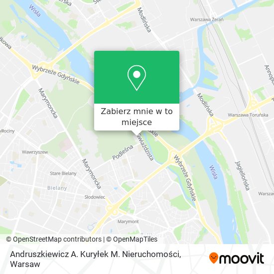 Mapa Andruszkiewicz A. Kuryłek M. Nieruchomości