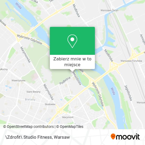 Mapa \Zdrofit\ Studio Fitness