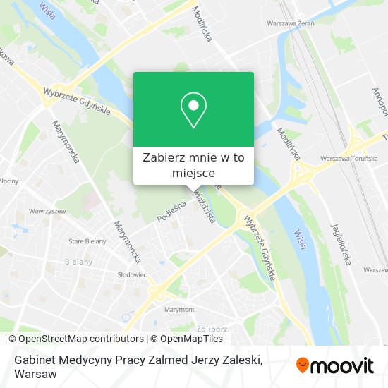 Mapa Gabinet Medycyny Pracy Zalmed Jerzy Zaleski