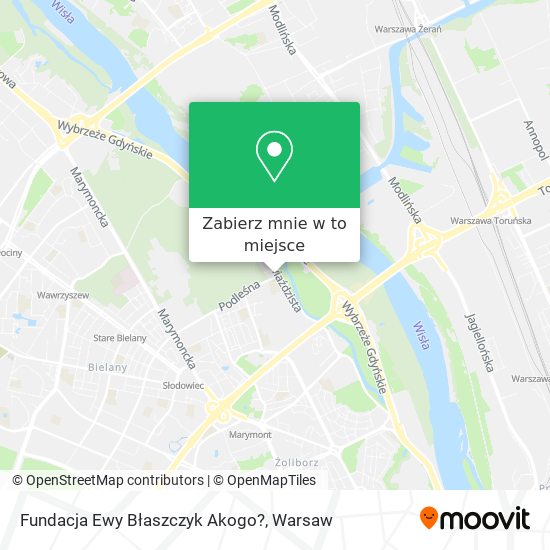 Mapa Fundacja Ewy Błaszczyk Akogo?