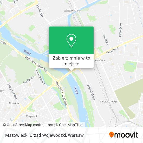 Mapa Mazowiecki Urząd Wojewódzki