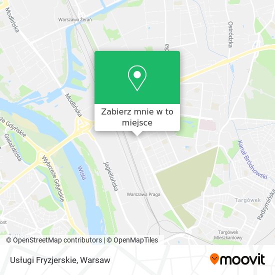 Mapa Usługi Fryzjerskie