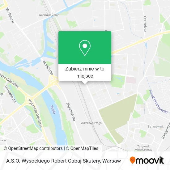 Mapa A.S.O. Wysockiego Robert Cabaj Skutery
