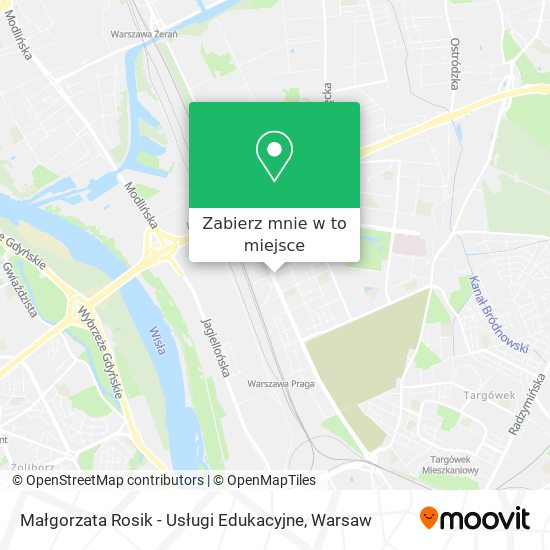 Mapa Małgorzata Rosik - Usługi Edukacyjne