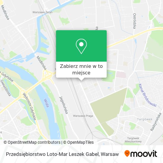 Mapa Przedsiębiorstwo Loto-Mar Leszek Gabel