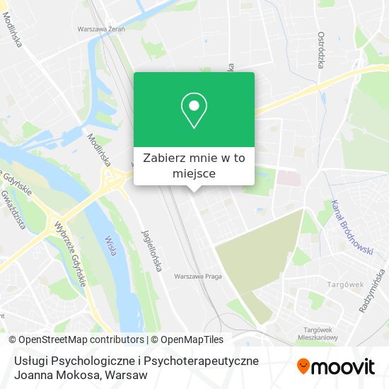 Mapa Usługi Psychologiczne i Psychoterapeutyczne Joanna Mokosa