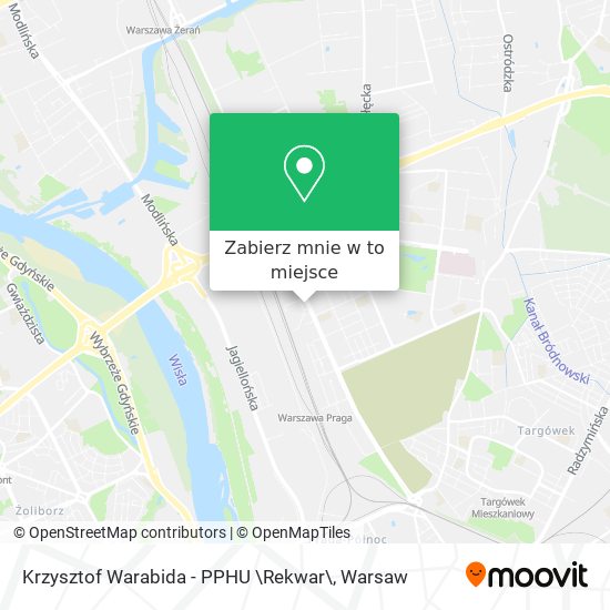 Mapa Krzysztof Warabida - PPHU \Rekwar\