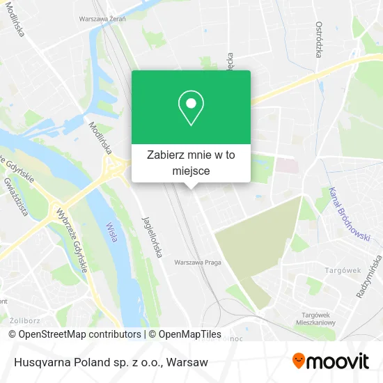 Mapa Husqvarna Poland sp. z o.o.