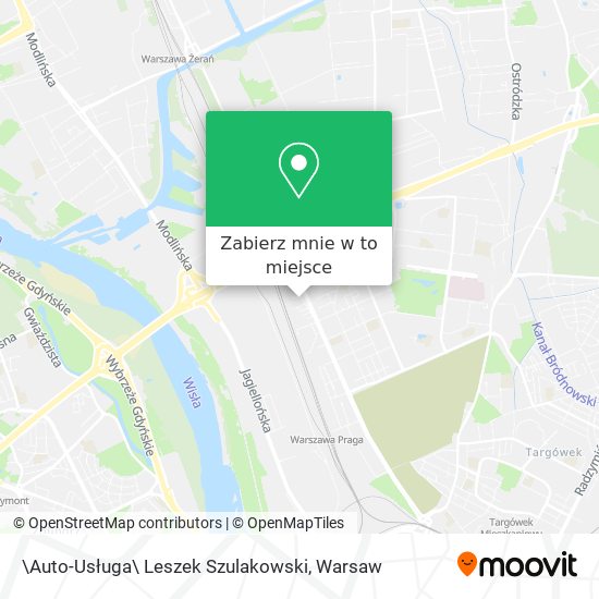 Mapa \Auto-Usługa\ Leszek Szulakowski