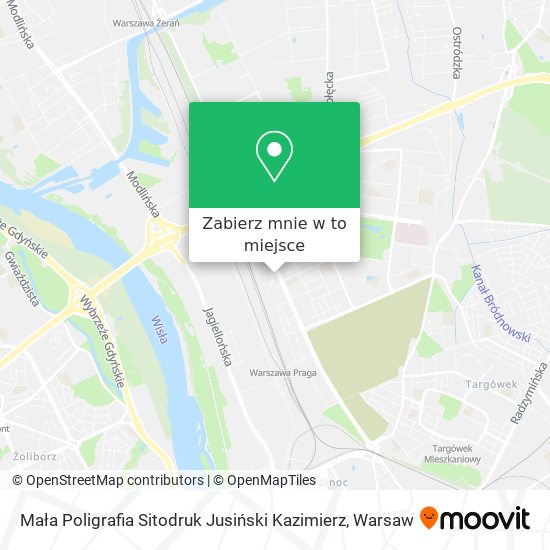 Mapa Mała Poligrafia Sitodruk Jusiński Kazimierz