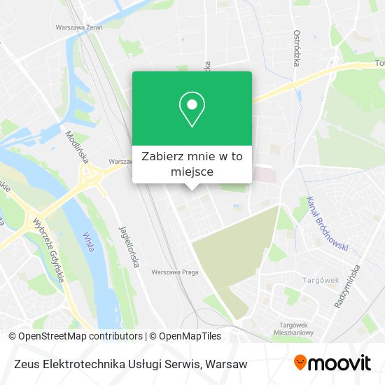 Mapa Zeus Elektrotechnika Usługi Serwis