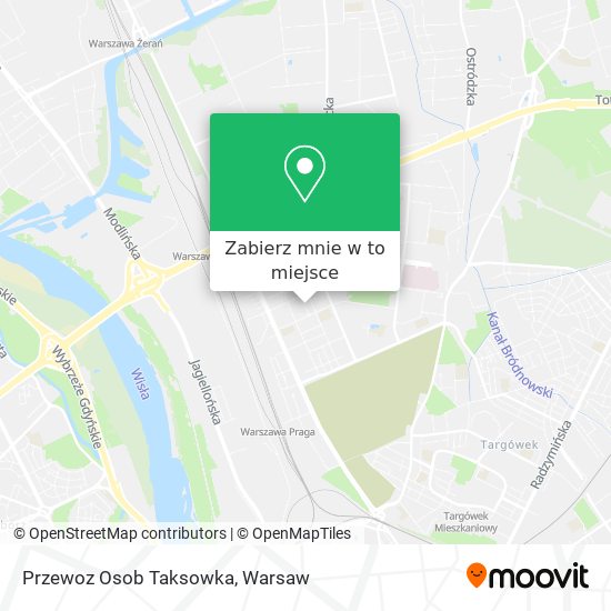 Mapa Przewoz Osob Taksowka