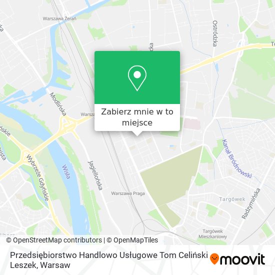 Mapa Przedsiębiorstwo Handlowo Usługowe Tom Celiński Leszek