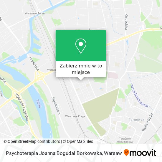 Mapa Psychoterapia Joanna Bogudał Borkowska