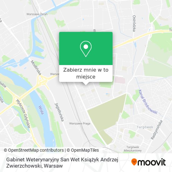 Mapa Gabinet Weterynaryjny San Wet Książyk Andrzej Zwierzchowski