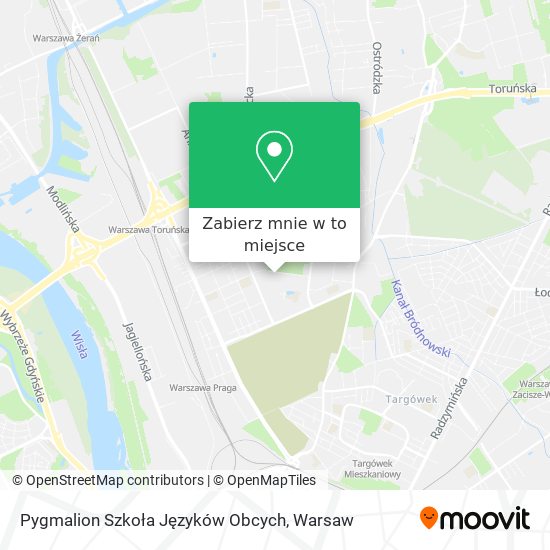 Mapa Pygmalion Szkoła Języków Obcych