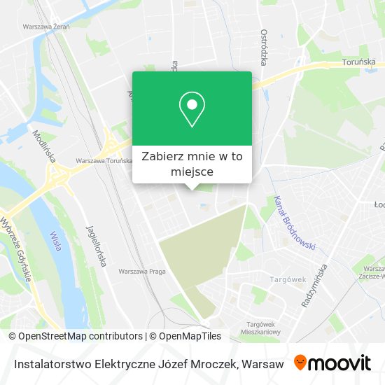 Mapa Instalatorstwo Elektryczne Józef Mroczek