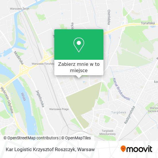 Mapa Kar Logistic Krzysztof Roszczyk