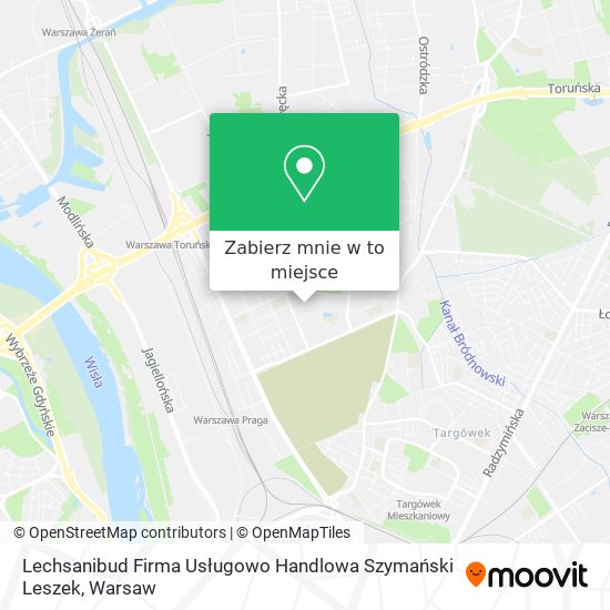 Mapa Lechsanibud Firma Usługowo Handlowa Szymański Leszek