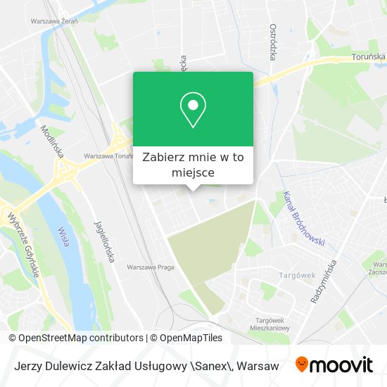 Mapa Jerzy Dulewicz Zakład Usługowy \Sanex\