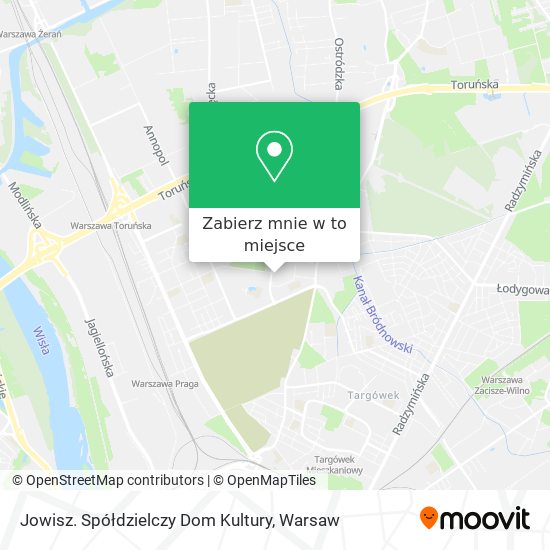 Mapa Jowisz. Spółdzielczy Dom Kultury