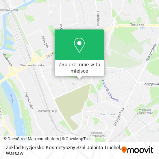 Mapa Zakład Fryzjersko Kosmetyczny Szał Jolanta Truchel