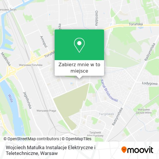 Mapa Wojciech Matulka Instalacje Elektryczne i Teletechniczne