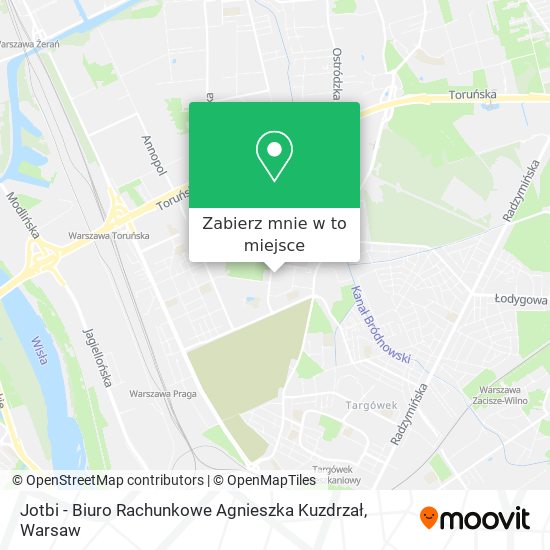 Mapa Jotbi - Biuro Rachunkowe Agnieszka Kuzdrzał