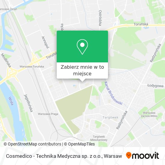 Mapa Cosmedico - Technika Medyczna sp. z o.o.