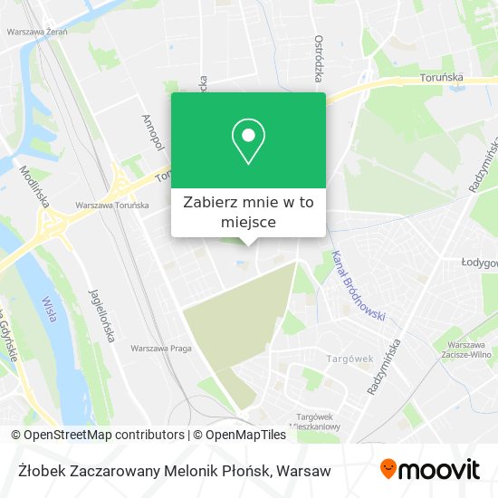 Mapa Żłobek Zaczarowany Melonik Płońsk