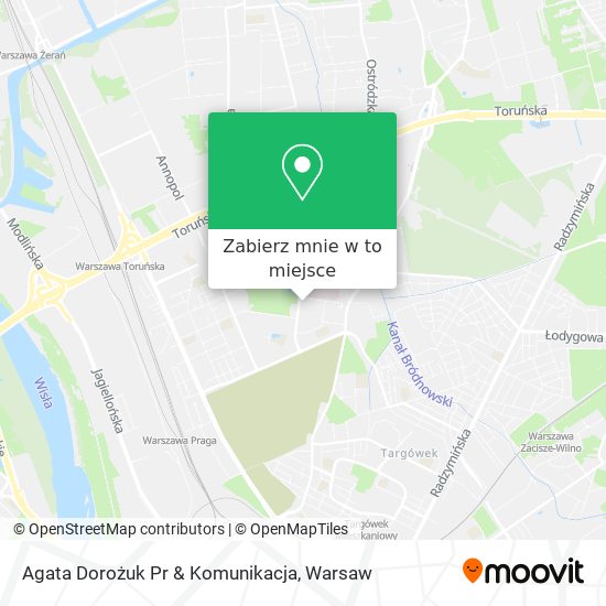 Mapa Agata Dorożuk Pr & Komunikacja