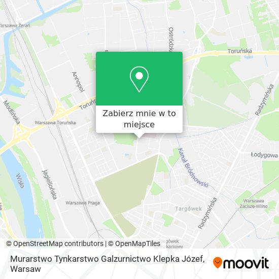 Mapa Murarstwo Tynkarstwo Galzurnictwo Klepka Józef