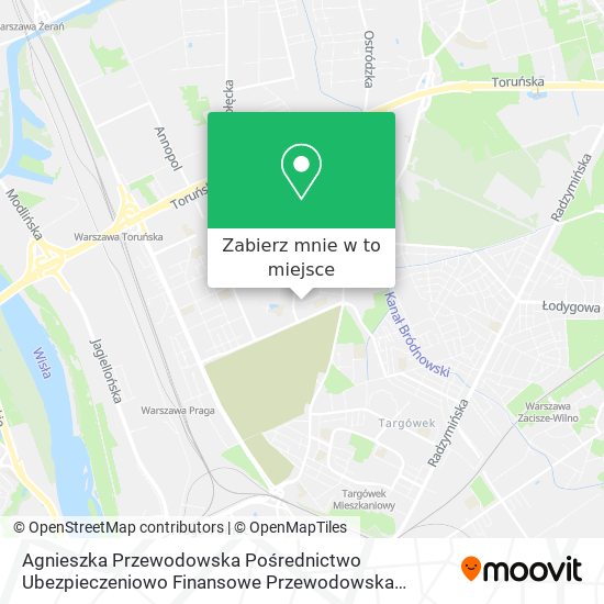 Mapa Agnieszka Przewodowska Pośrednictwo Ubezpieczeniowo Finansowe Przewodowska Agnieszka