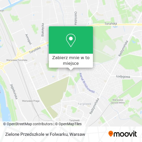 Mapa Zielone Przedszkole w Folwarku