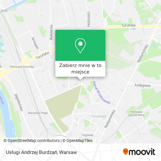 Mapa Usługi Andrzej Burdzań