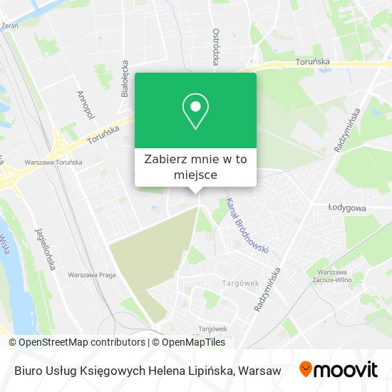 Mapa Biuro Usług Księgowych Helena Lipińska