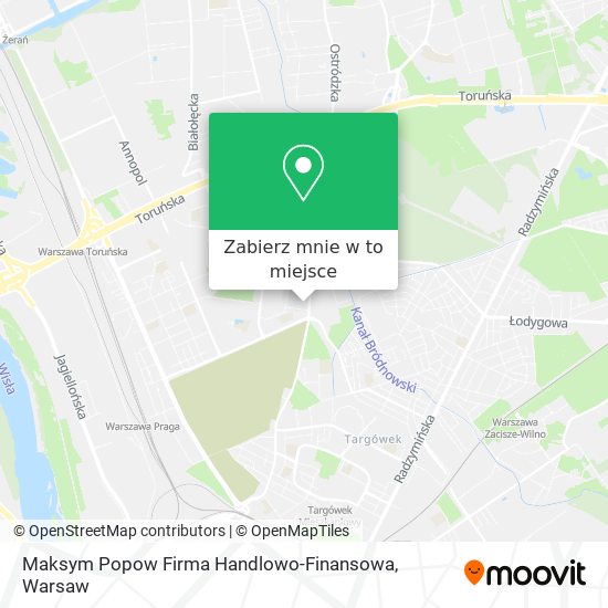 Mapa Maksym Popow Firma Handlowo-Finansowa