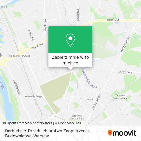 Mapa Darbud s.c. Przedsiębiorstwo Zaopatrzenia Budownictwa