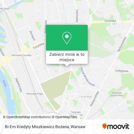 Mapa Bi-Em Kredyty Miszkiewicz Bożena