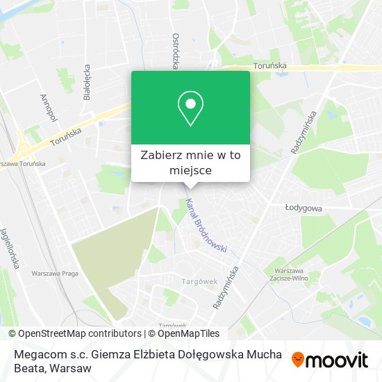 Mapa Megacom s.c. Giemza Elżbieta Dołęgowska Mucha Beata