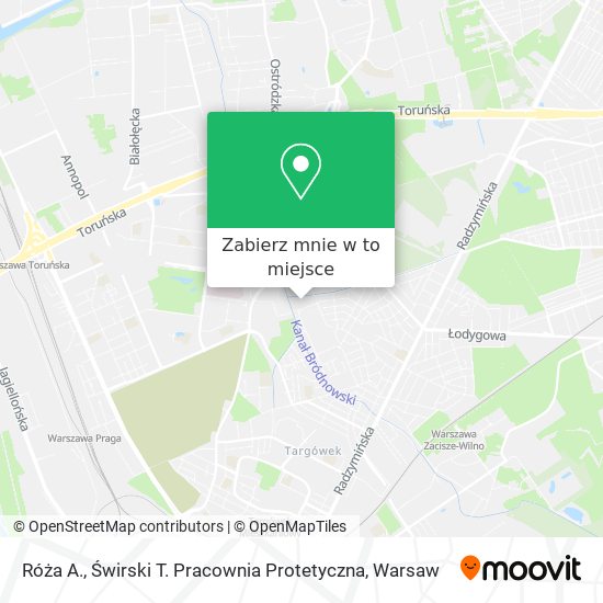 Mapa Róża A., Świrski T. Pracownia Protetyczna