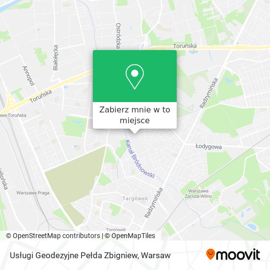 Mapa Usługi Geodezyjne Pełda Zbigniew