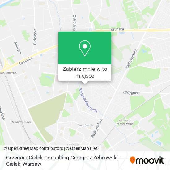 Mapa Grzegorz Cielek Consulting Grzegorz Żebrowski-Cielek