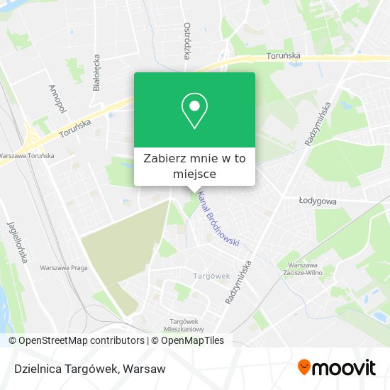 Mapa Dzielnica Targówek