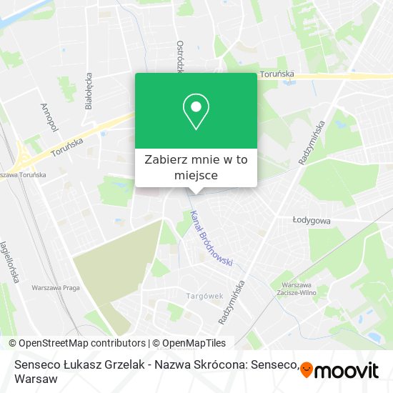 Mapa Senseco Łukasz Grzelak - Nazwa Skrócona: Senseco