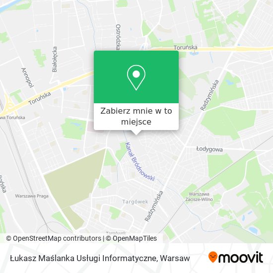 Mapa Łukasz Maślanka Usługi Informatyczne