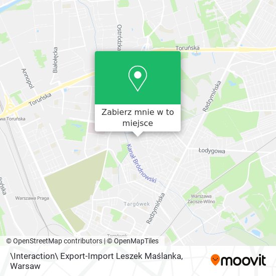 Mapa \Interaction\ Export-Import Leszek Maślanka