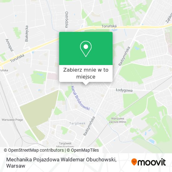 Mapa Mechanika Pojazdowa Waldemar Obuchowski