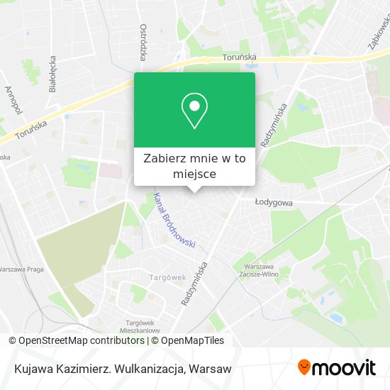 Mapa Kujawa Kazimierz. Wulkanizacja