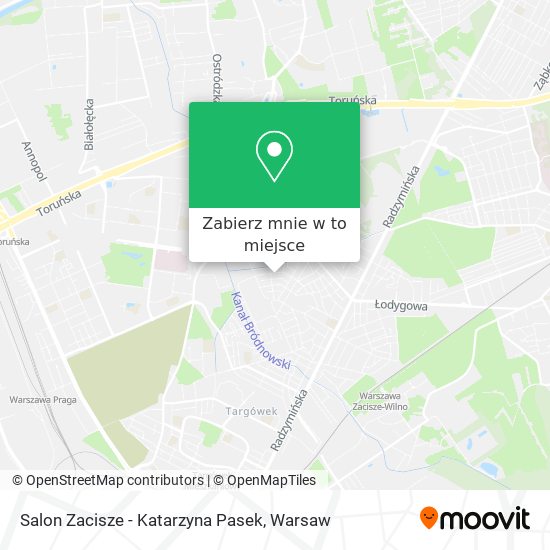 Mapa Salon Zacisze - Katarzyna Pasek